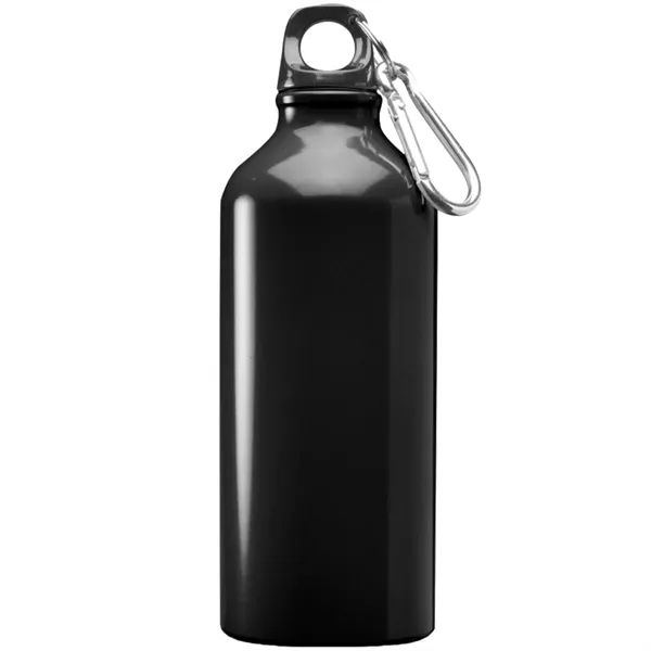 20 oz. Aluminum Sports Bottle w/ Carabiner - 20 oz. Aluminum Sports Bottle w/ Carabiner - Image 4 of 15