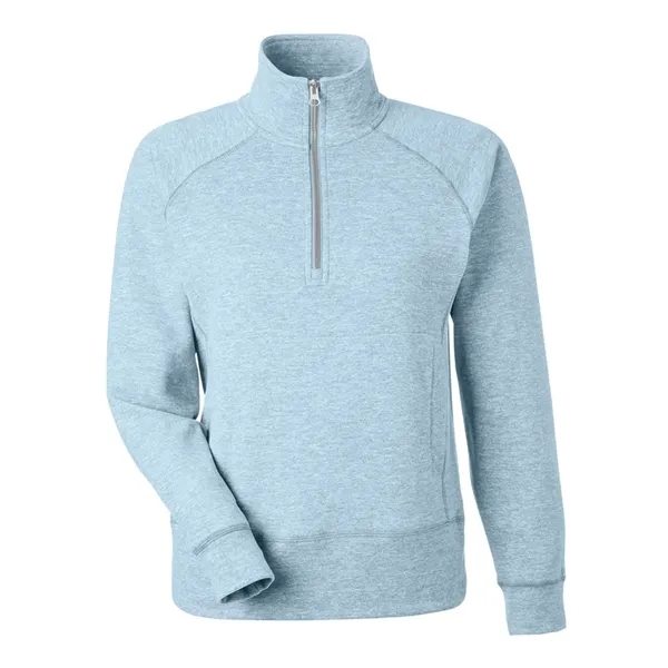 J. America Women's Electric Fleece Quarter-Zip Sweatshirt - J. America Women's Electric Fleece Quarter-Zip Sweatshirt - Image 5 of 8