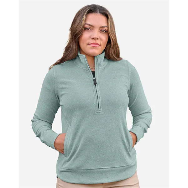 J. America Women's Element Fleece Quarter-Zip Sweatshirt - J. America Women's Element Fleece Quarter-Zip Sweatshirt - Image 0 of 8