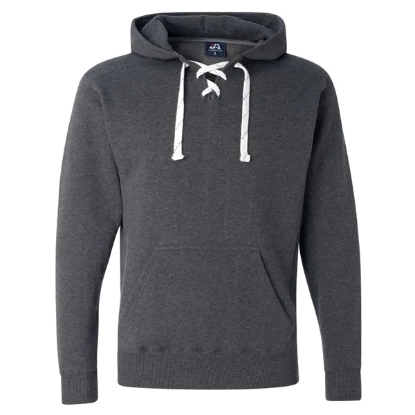 J. America Men's Sport Lace Hooded Sweatshirt - J. America Men's Sport Lace Hooded Sweatshirt - Image 5 of 26