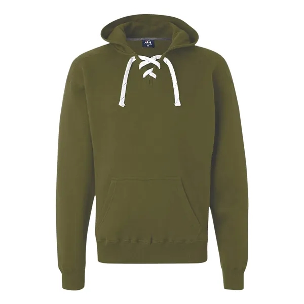 J. America Men's Sport Lace Hooded Sweatshirt - J. America Men's Sport Lace Hooded Sweatshirt - Image 11 of 26