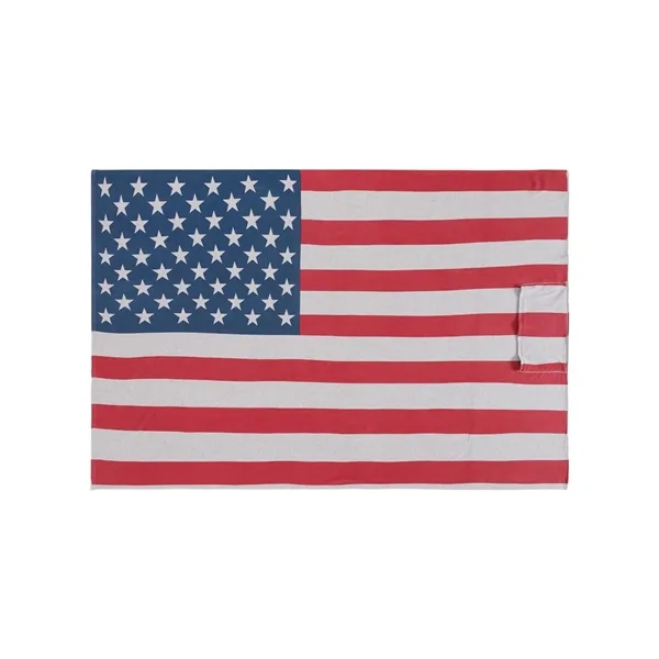 J. America Triblend Fleece Blanket - J. America Triblend Fleece Blanket - Image 7 of 8