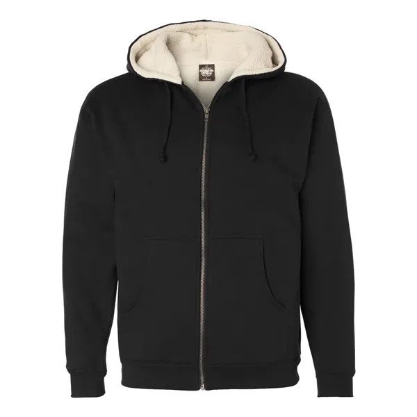Custom Independent Trading Co. Men's Sherpa-Lined Full-Zip Hoode...
