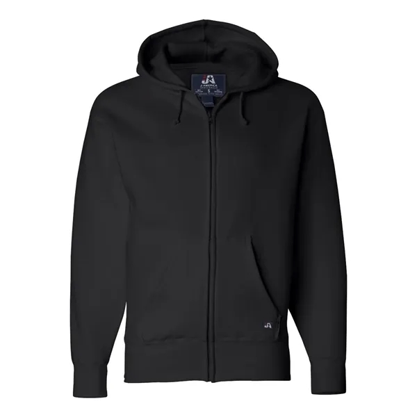 Custom J. America Men's Premium Full-Zip Hooded Sweatshirt