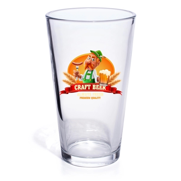 Full Color Mixing Glass 16 Oz