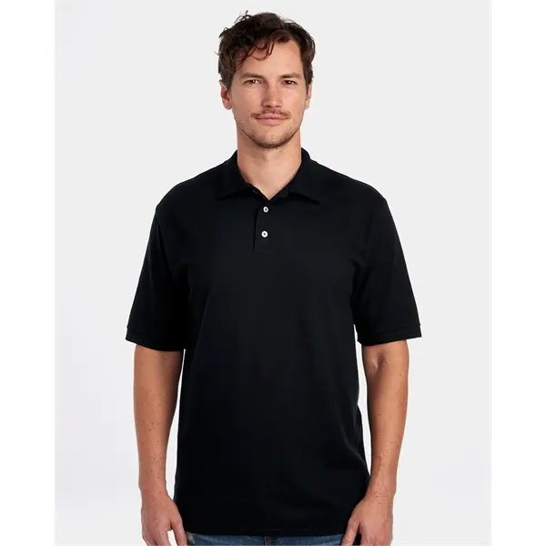 JERZEES Men's 100% Ring-Spun Cotton Pique Polo - JERZEES Men's 100% Ring-Spun Cotton Pique Polo - Image 0 of 16