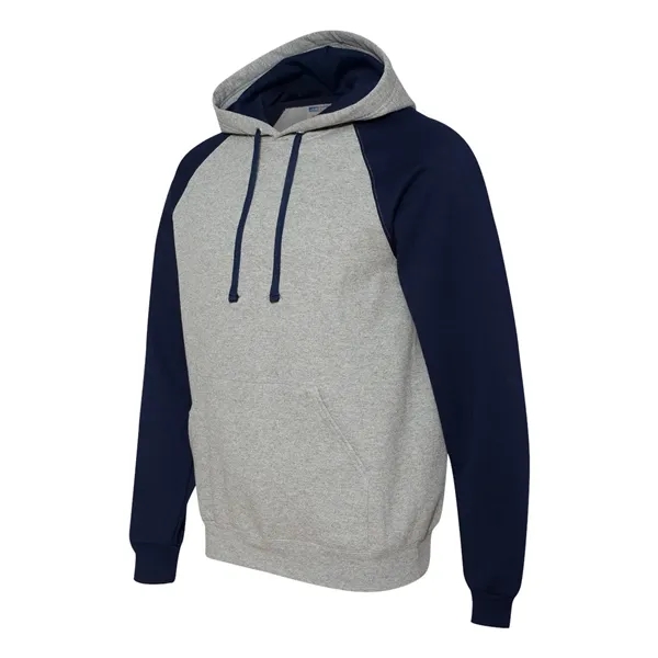 JERZEES Unisex Nublend® Colorblocked Raglan Hooded Sweats... - JERZEES Unisex Nublend® Colorblocked Raglan Hooded Sweats... - Image 5 of 12