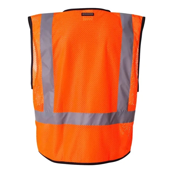 Kishigo Unisex Economy Single Pocket Hook-and-Loop Mesh Vest - Kishigo Unisex Economy Single Pocket Hook-and-Loop Mesh Vest - Image 6 of 6
