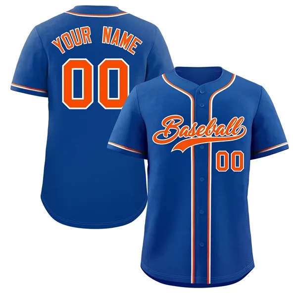 Custom Classic Style Authentic PersonalizedT Baseball Jersey - Custom Classic Style Authentic PersonalizedT Baseball Jersey - Image 2 of 3