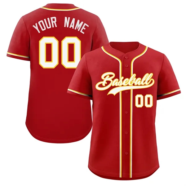 Custom Classic Style Authentic PersonalizedT Baseball Jersey - Custom Classic Style Authentic PersonalizedT Baseball Jersey - Image 3 of 3