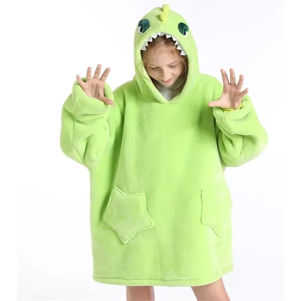 Children Lazy Blanket Hoodie - Children Lazy Blanket Hoodie - Image 2 of 2