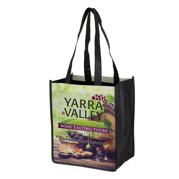 8" x 10" x 4" - SAWGRASS Full Color Import Tote Bag
