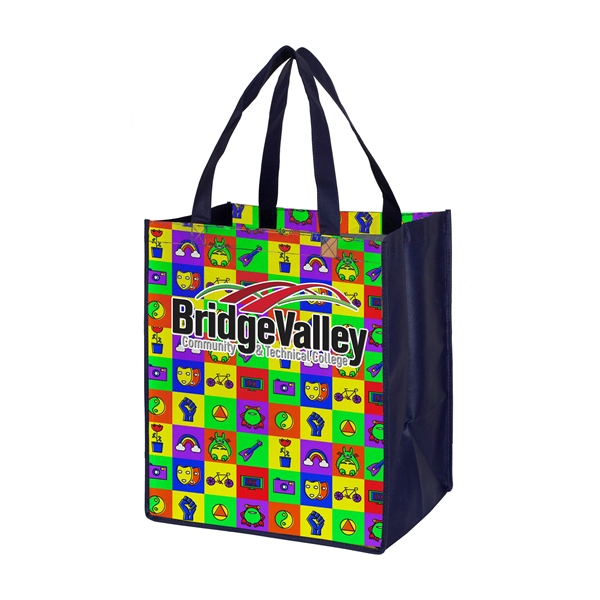 13" x 15" x 10"- WOODFILED Full Color Import Tote Bag - 13" x 15" x 10"- WOODFILED Full Color Import Tote Bag - Image 1 of 1