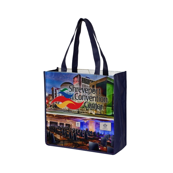 13" x 13" x 5"- COLUMBUS Full Color Import Tote Bag - 13" x 13" x 5"- COLUMBUS Full Color Import Tote Bag - Image 1 of 1