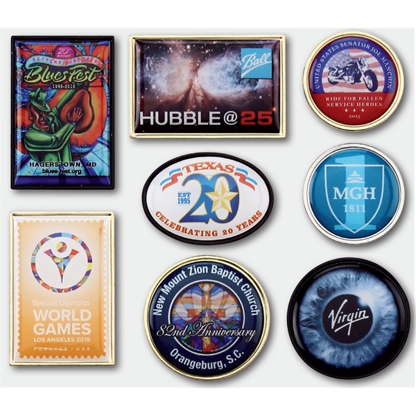 USA Printed Rush Lapel Pin - USA Printed Rush Lapel Pin - Image 0 of 1