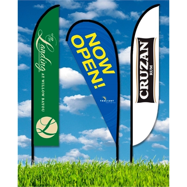 Zoom 5 Double Sided 15.7ft Flags w/ Stand - Zoom 5 Double Sided 15.7ft Flags w/ Stand - Image 0 of 0