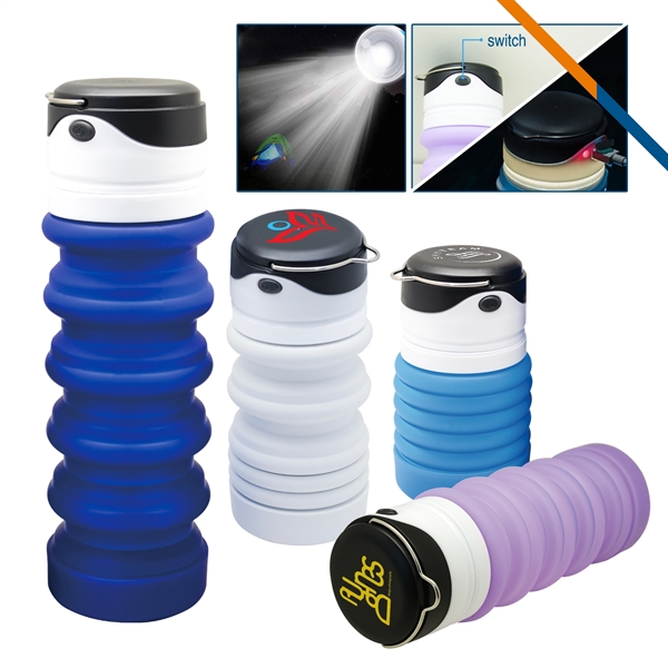 Luminous Elastic Collapsible Bottle - Luminous Elastic Collapsible Bottle - Image 0 of 0