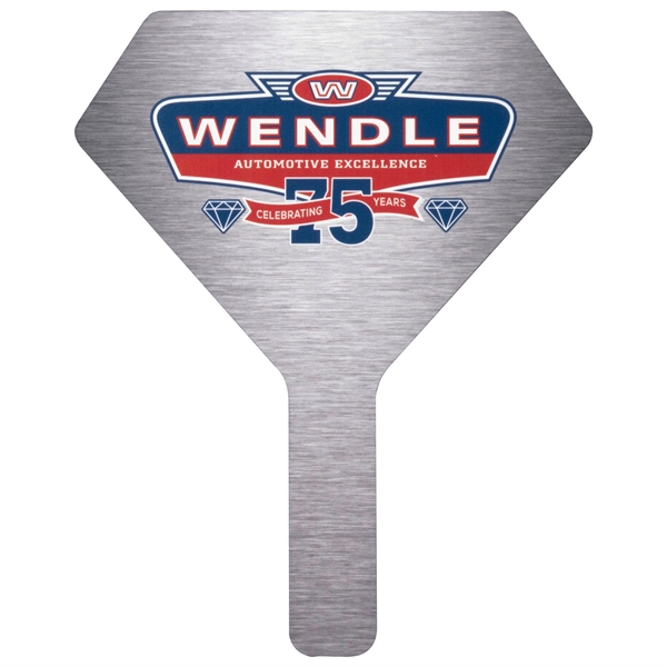 Rally Sign PVC 3mm Stock Shape 48 sq. in. - White - Rally Sign PVC 3mm Stock Shape 48 sq. in. - White - Image 2 of 8