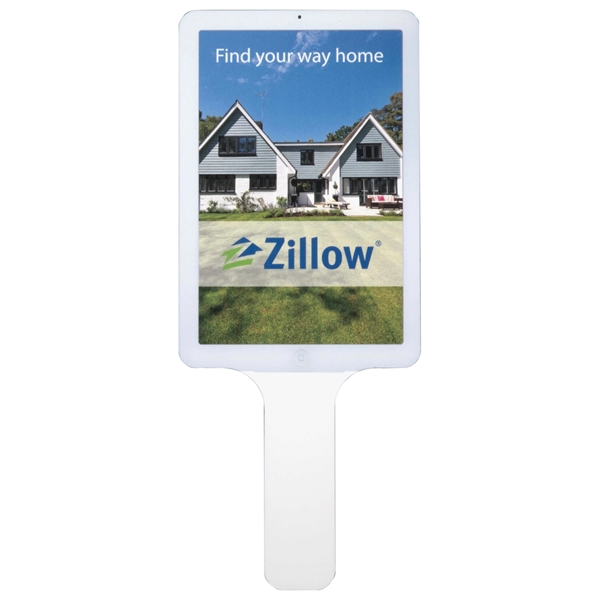 Rally Sign PVC 3mm Stock Shape 48 sq. in. - White - Rally Sign PVC 3mm Stock Shape 48 sq. in. - White - Image 7 of 8