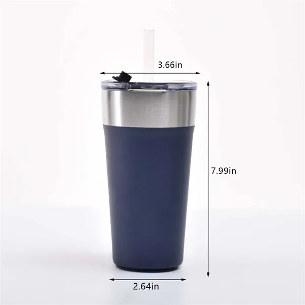 Durable Travel Coffee Beer Stainless Steel Mug with Opener - Durable Travel Coffee Beer Stainless Steel Mug with Opener - Image 1 of 4