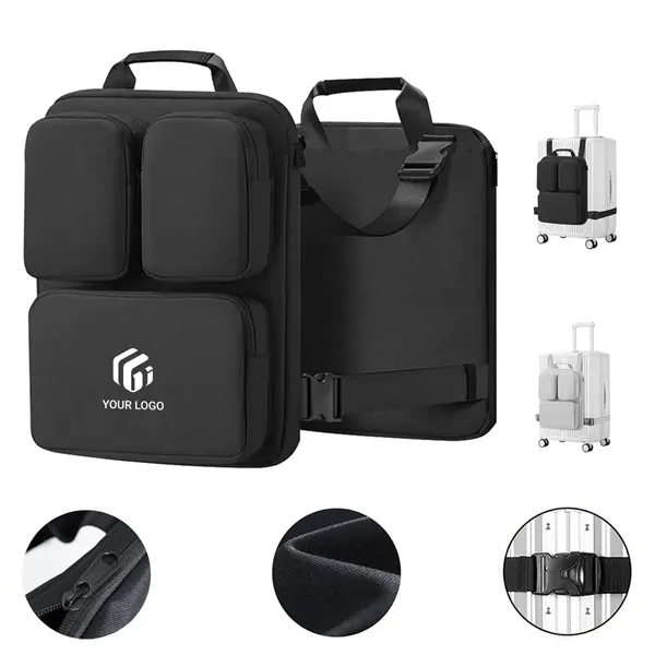 Travel compatible laptop bag luggage hanging organizer - Travel compatible laptop bag luggage hanging organizer - Image 0 of 4
