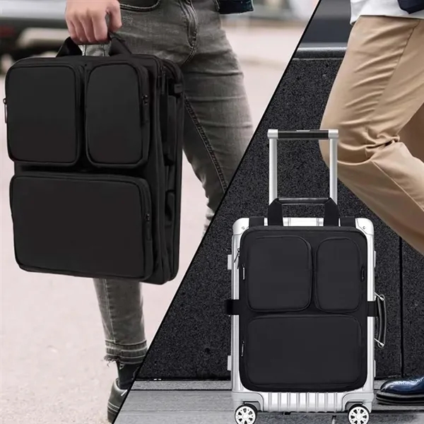 Travel compatible laptop bag luggage hanging organizer - Travel compatible laptop bag luggage hanging organizer - Image 4 of 4