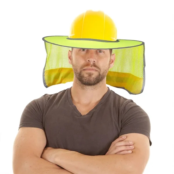 Lightweight Reflective Detachable Hard Hat Sun Shade Brim - Lightweight Reflective Detachable Hard Hat Sun Shade Brim - Image 2 of 9