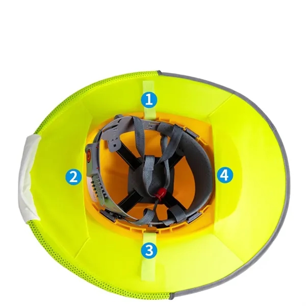 Lightweight Reflective Detachable Hard Hat Sun Shade Brim - Lightweight Reflective Detachable Hard Hat Sun Shade Brim - Image 3 of 9