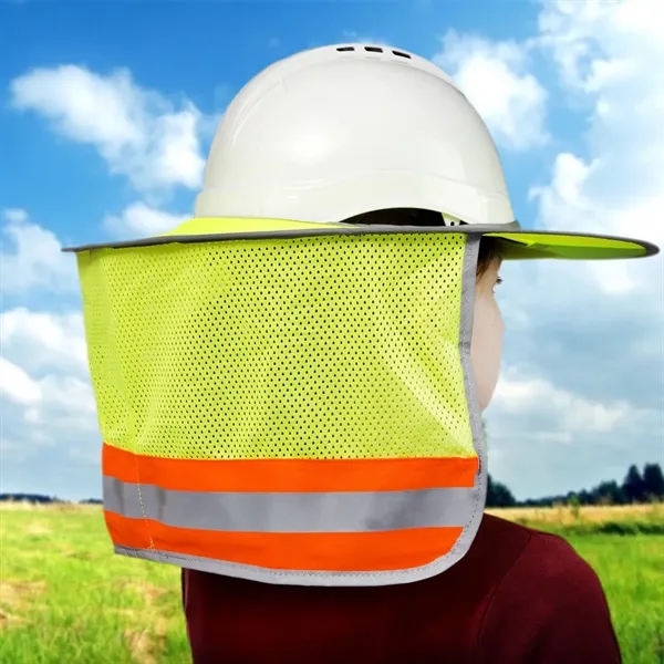 Lightweight Reflective Detachable Hard Hat Sun Shade Brim - Lightweight Reflective Detachable Hard Hat Sun Shade Brim - Image 6 of 9