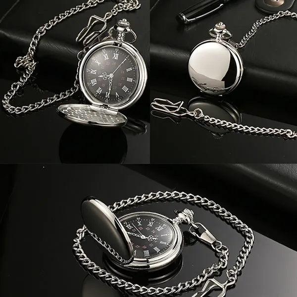 Vintage hand-wind men women chains mechanical pocket watch - Vintage hand-wind men women chains mechanical pocket watch - Image 4 of 4