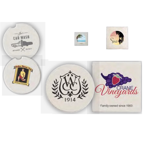 Custom Absorbent Stone Car Coaster