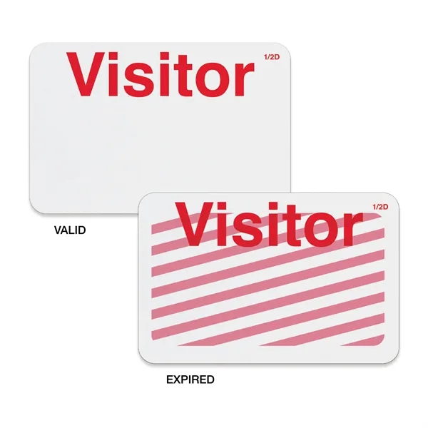 2-Part Expiring Badge Adhesive BACK PARTs with Blank Stripes - 2-Part Expiring Badge Adhesive BACK PARTs with Blank Stripes - Image 3 of 7