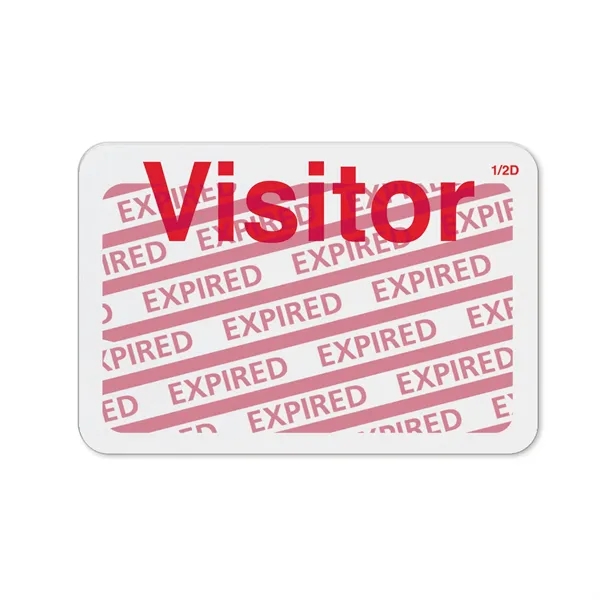 2-Part Expiring Badge Adhesive BACK PART with EXPIRED Design - 2-Part Expiring Badge Adhesive BACK PART with EXPIRED Design - Image 5 of 7