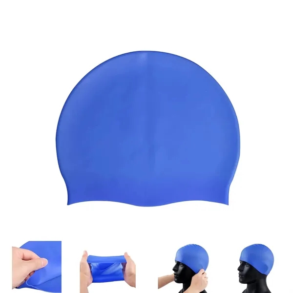 Universal Silicone Swimming Cap - Universal Silicone Swimming Cap - Image 2 of 4