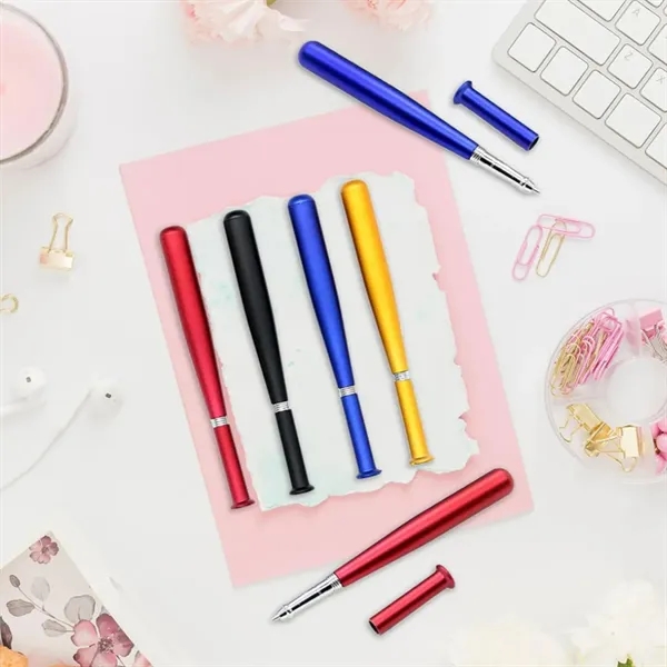 ABS Baseball Bat Shaped Ballpoint Pen - ABS Baseball Bat Shaped Ballpoint Pen - Image 6 of 6