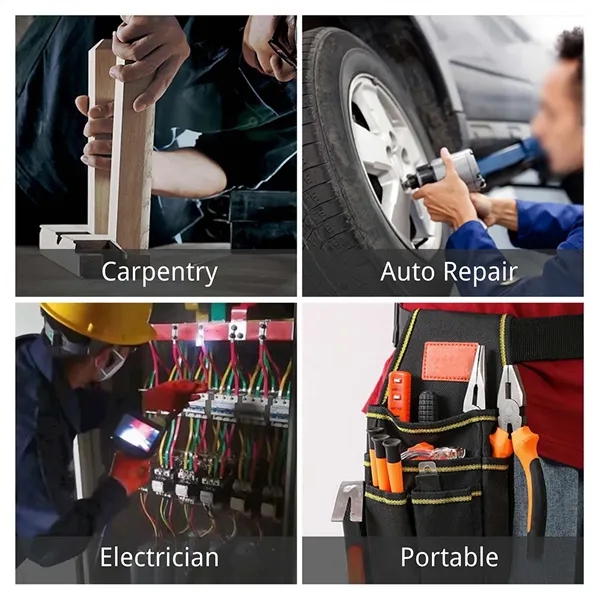 Electrician construction accessories men tool belt pouch - Electrician construction accessories men tool belt pouch - Image 4 of 4