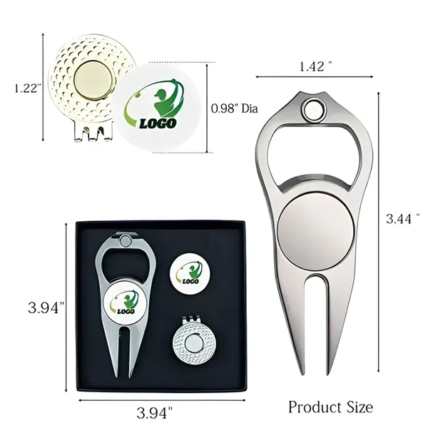 Golf Hat Clip Ball Marker Gift Set - Golf Hat Clip Ball Marker Gift Set - Image 2 of 7