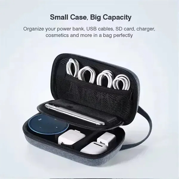 Electronic Accessories Hard Travel Case Bag - Electronic Accessories Hard Travel Case Bag - Image 3 of 4