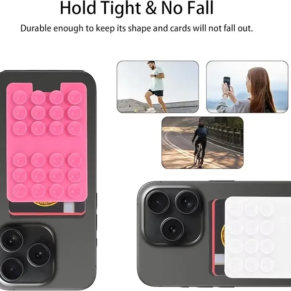 Suction Phone Grip with Card Holder - Suction Phone Grip with Card Holder - Image 2 of 5
