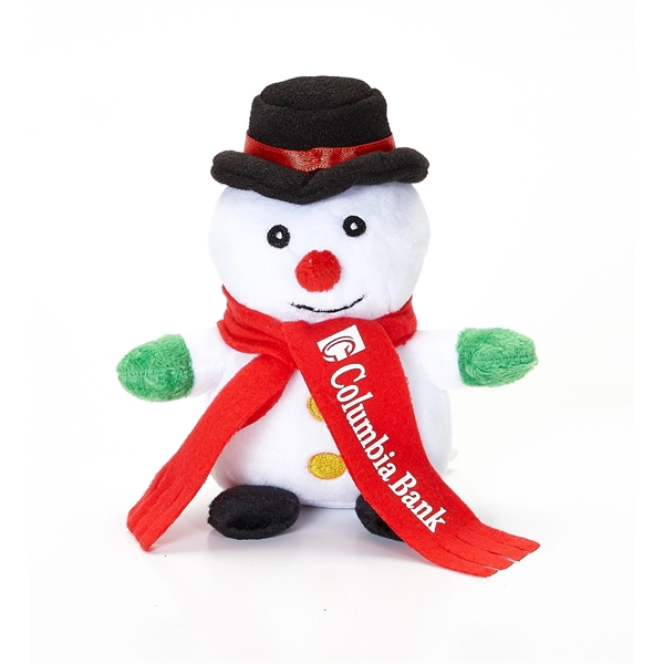 Custom 6" Christmas Plush - Snowman