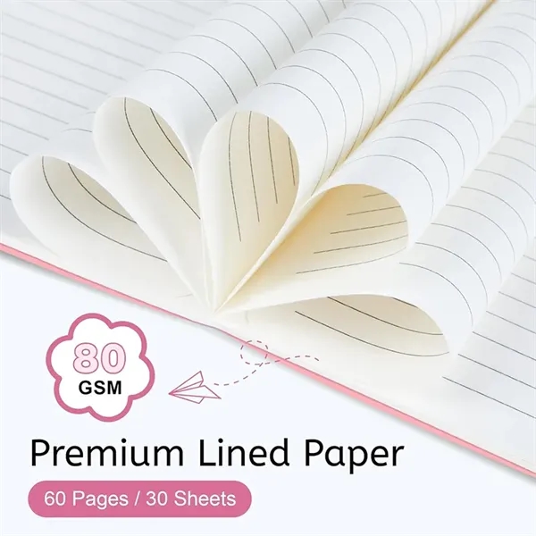 A5 Lined Notebook 30 Sheets/60 Pages - A5 Lined Notebook 30 Sheets/60 Pages - Image 3 of 16