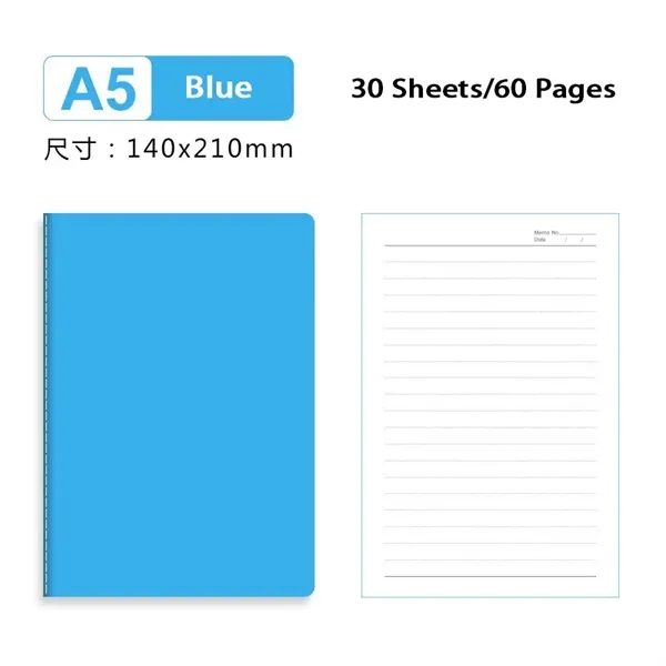 A5 Lined Notebook 30 Sheets/60 Pages - A5 Lined Notebook 30 Sheets/60 Pages - Image 7 of 16