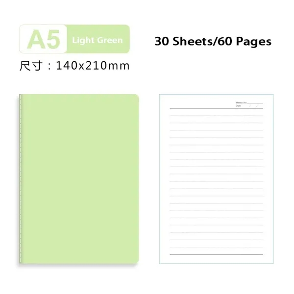 A5 Lined Notebook 30 Sheets/60 Pages - A5 Lined Notebook 30 Sheets/60 Pages - Image 8 of 16