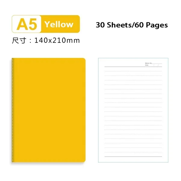 A5 Lined Notebook 30 Sheets/60 Pages - A5 Lined Notebook 30 Sheets/60 Pages - Image 10 of 16
