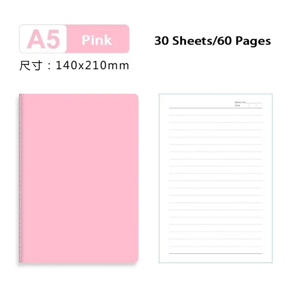 A5 Lined Notebook 30 Sheets/60 Pages - A5 Lined Notebook 30 Sheets/60 Pages - Image 12 of 16