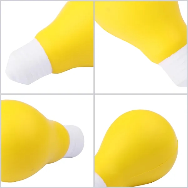 3.9" Custom PU Light Bulb Stress Ball Anxiety Reliever
