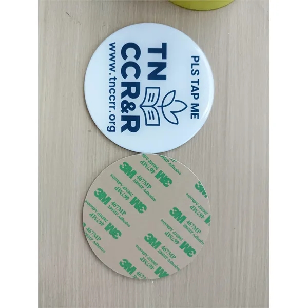 NFC Enabled Epoxy Stickers  3.75" x 3.75" Anti-Metal Tag - NFC Enabled Epoxy Stickers  3.75" x 3.75" Anti-Metal Tag - Image 3 of 6