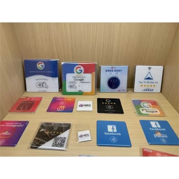 NFC Enabled Epoxy Stickers  3.75" x 3.75" Anti-Metal Tag - NFC Enabled Epoxy Stickers  3.75" x 3.75" Anti-Metal Tag - Image 5 of 6