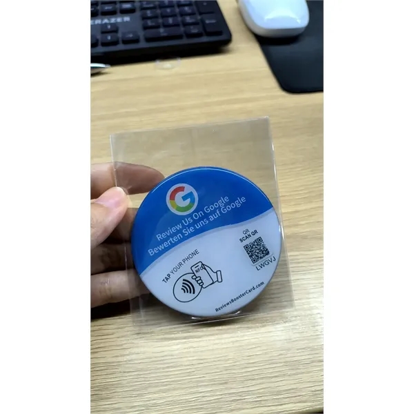 NFC Enabled Epoxy Stickers  3.75" x 3.75" Anti-Metal Tag - NFC Enabled Epoxy Stickers  3.75" x 3.75" Anti-Metal Tag - Image 6 of 6