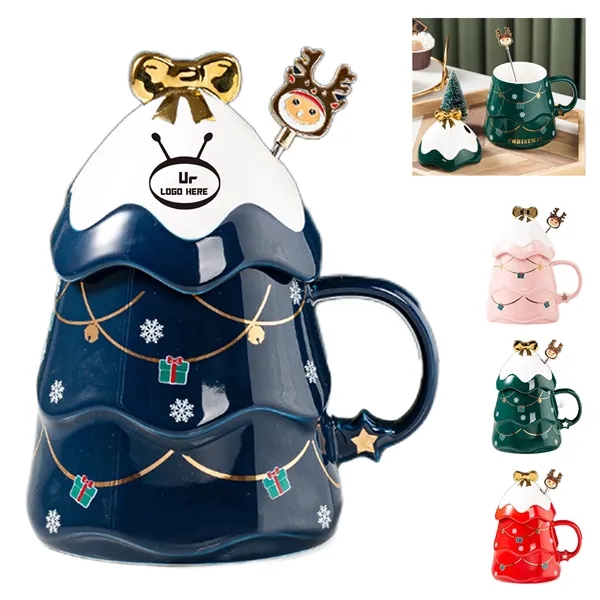Christmas Themed Ceramic Mug - Christmas Themed Ceramic Mug - Image 0 of 4